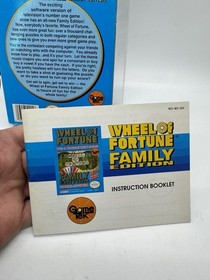 Wheel of Fortune Family Edition Nintendo NES Complete CIB