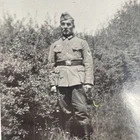 VINTAGE Photo B&W Junk Art WW2 German War Military Nazi Soldier Portrait Uniform