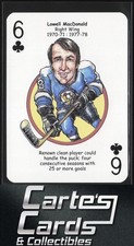 Lowell MacDonald 2017 Hero Decks Pittsburgh Penguins Hockey Heroes Cards 6C