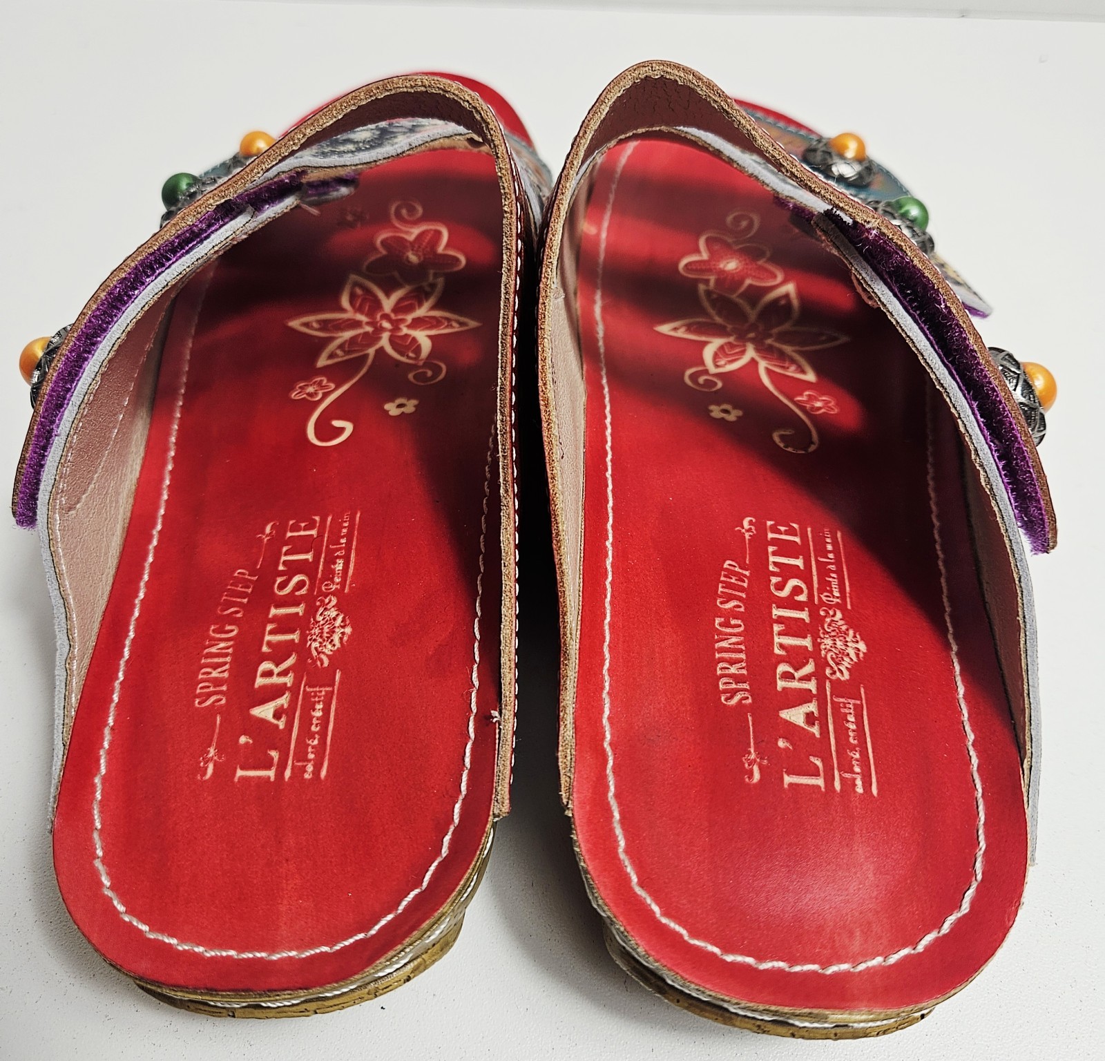 L'Artiste Spring Step CastleWalk Sandals Women size 39 US 8