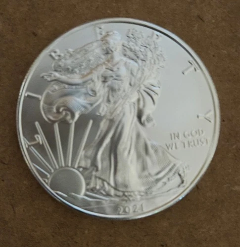 2021 Silver American Eagle $1 - Type 1 - BU-Brilliant Uncirculated