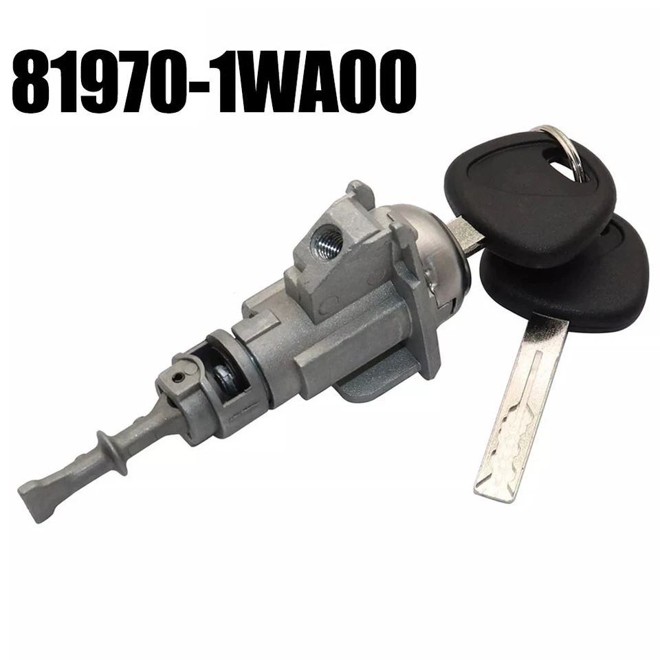 For Kia For Rio 2012 2017 Front Left Hand Door Lock W/Key Replacement Part - Image 2 of 4