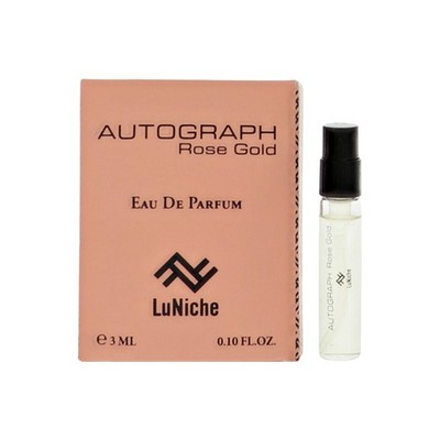 Autograph Rose Gold 0.1 Eau De Parfum Spray by Luniche Vial for Women