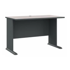 Bush Business Furniture Series A 48W Computer Desk in White Spectrum and Slat...