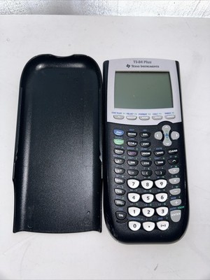 Texas Instruments TI-84 Plus  Gray And silver Tested And Works Great No Cord