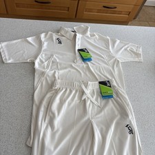 Kremowy top/spodnie do krykieta Kookaburra Staycool ProPlayer do krykieta - mały - nowy z metkami