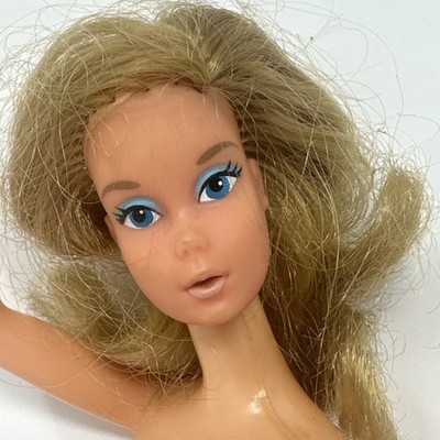 Free Moving Barbie Doll 1974 TNT Face READ Mod Blonde Vintage | eBay