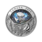 2025 Canada $20 Holographic Fine Silver Coin - Moon Sky: Raven
