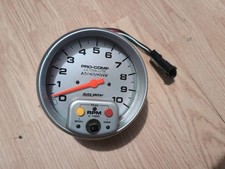 Autometer Tachometer Recall 4494 10k Ultra-lite In-dash Single Range Wide Sweep