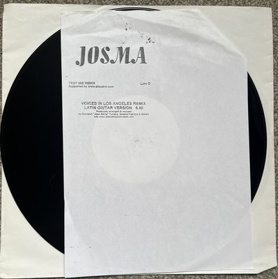 Josma - Voices In Los Angeles (remix) 2000 12  W Lbl Promo. House / disco EX