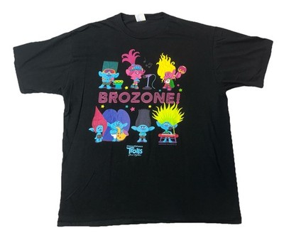 Trolls Band Together T Shirt Movie promo Dreamworks Brozone Tour Tee Men s XL