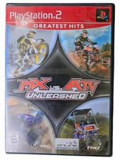 MX vs. ATV Unleashed Greatest Hits PS2 Complete CIB w/ Manual Sony PlayStation 2