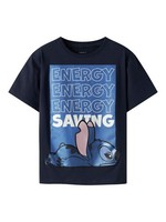 Jungen T-Shirt Name IT Nkmdaiwik Stitch Nreg, Navy Blazer, Gr. 134-140