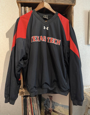 Under Armour Texas Tech Red Raiders Black/Red Pullover Jacket, Men's M