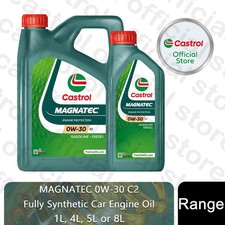 Castrol MAGNATEC 0W-30 C2 Car Engine Oil with Dualock Technology, 1, 4, 5 or 8L