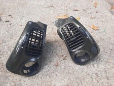 Porsche 911 996 Boxster 986 End Dash Air Vents Both Carbon Fiber