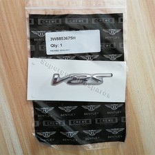Genuine Bentley Flying Spur V8S Badge Emblem Silvery Color 3W8853675H New (1PC)