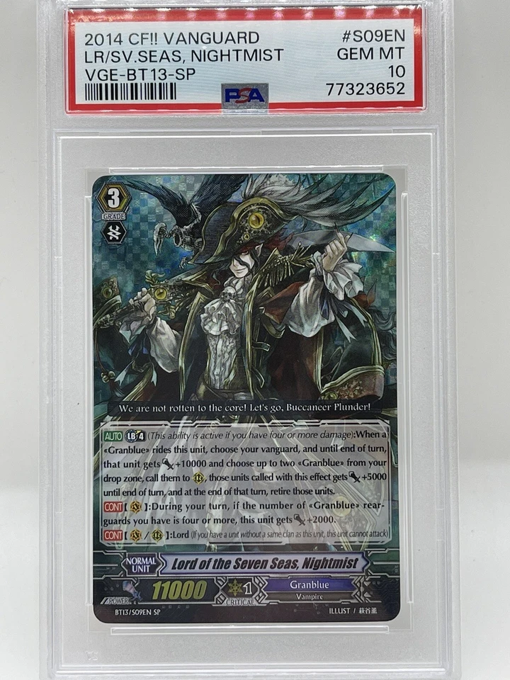 Lord of the Seven Seas, Nightmist (SP) PSA 10 Gem Mint💎 BT13 Cardfight Vanguard - Image 3 of 4