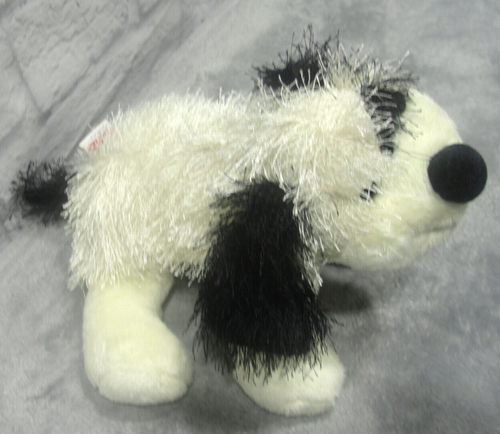 Ganz Webkinz Lil Kinz B&W Cheeky Dog Plush Stuffed Animal HS192 No Code - Picture 3 of 12