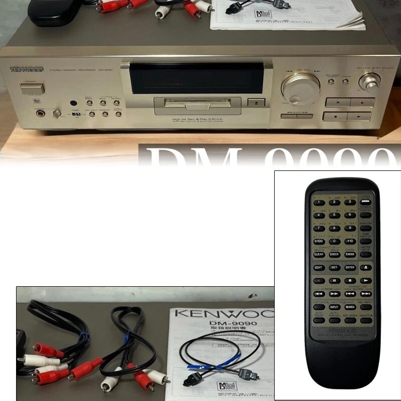 KENWOOD/JVCケンウッド DM9090 24bit D/Aコンバーター MDレコーダー オーディオ機器