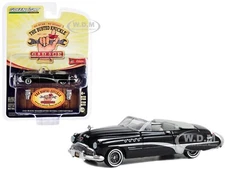 1949 BUICK ROADMASTER RIVERA CONVERTIBLE BLACK 1/64 DIECAST GREENLIGHT 39120 A