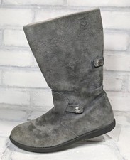 BUMBUMS and Baubles "Belle" GRAY SUEDE BOOTS Girl's Youth Size 3