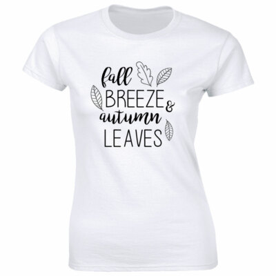 Fall Breeze & Autumn Leaves T-Shirt for Women