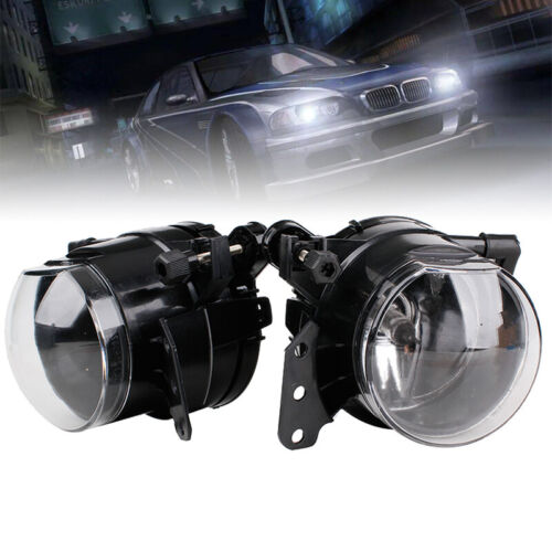 2Stk Nebelscheinwerfer Klarglas schwarz Für 03-07 BMW 5er E60 E61 525i 530d - Bild 3 von 8