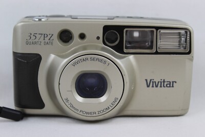 Vivitar 357PZ Quartz Date Power Lens 35mm Film Point & Shoot