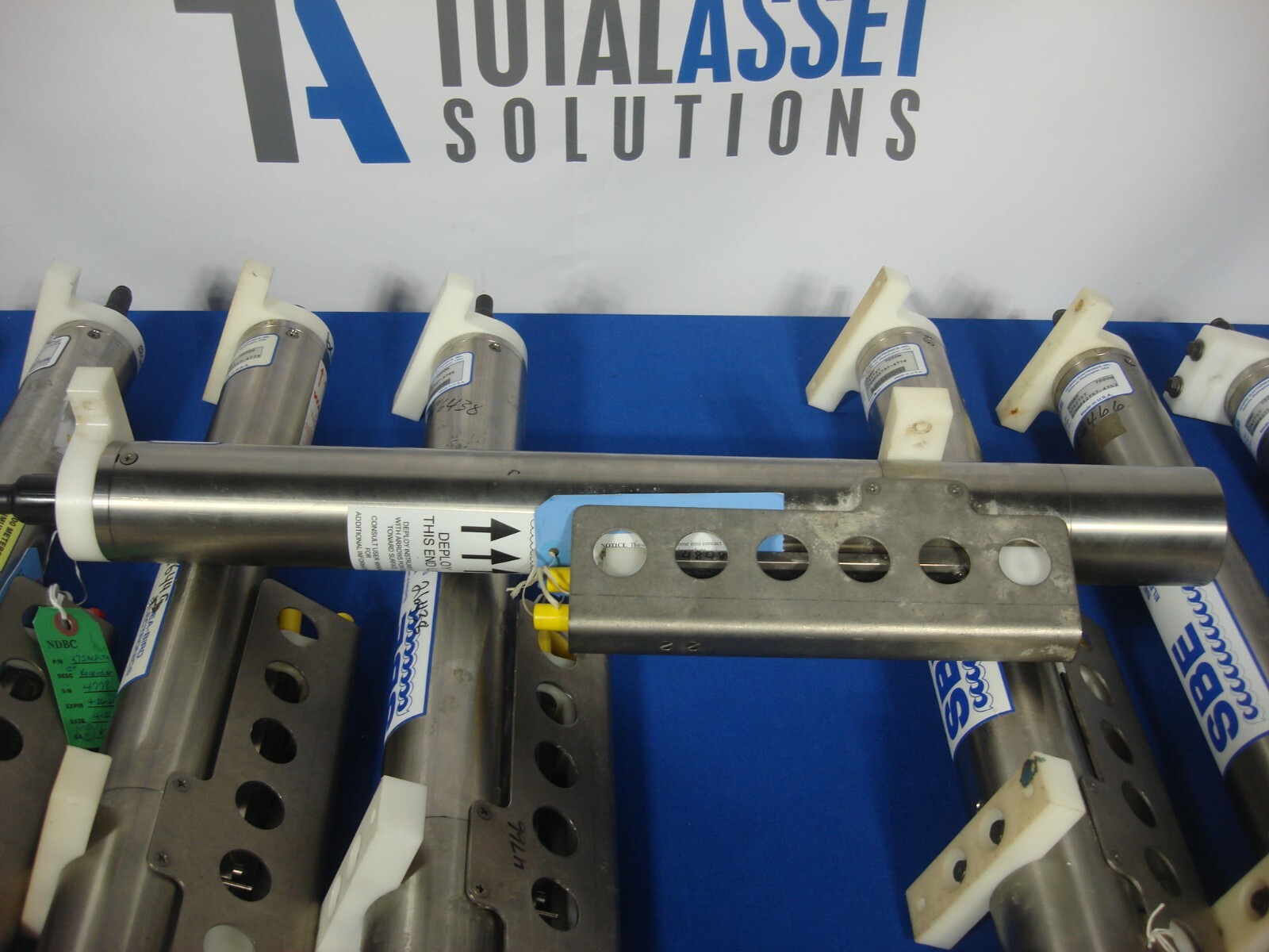 Lot of 8 Sea Bird SBE 37SMP 42757 Conductivity Temperature Recorder 7,000 Meter