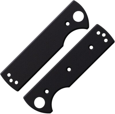 Chaves Knives Black G10 Replacement Handle Scales For Blue Label T. A. K. Knife