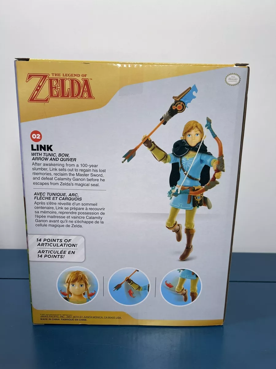 Jakks Pacific Legend of Zelda: Breath of the Wild Link Collector Action  Figure GameStop Exclusive