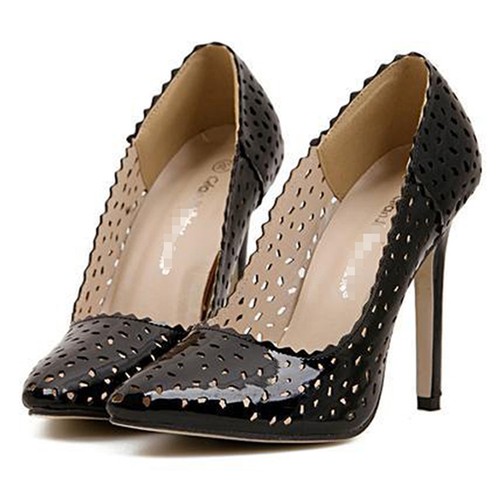 SEXY WOMENS LADIES OFFICE WORK PARTY HIGH HEEL STILETTO POINT COURT SHOES SIZE - Picture 4 of 4