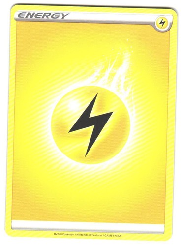 Pokemon SWSH01: Sword & Shield Base Set Lightning Energy # Common
