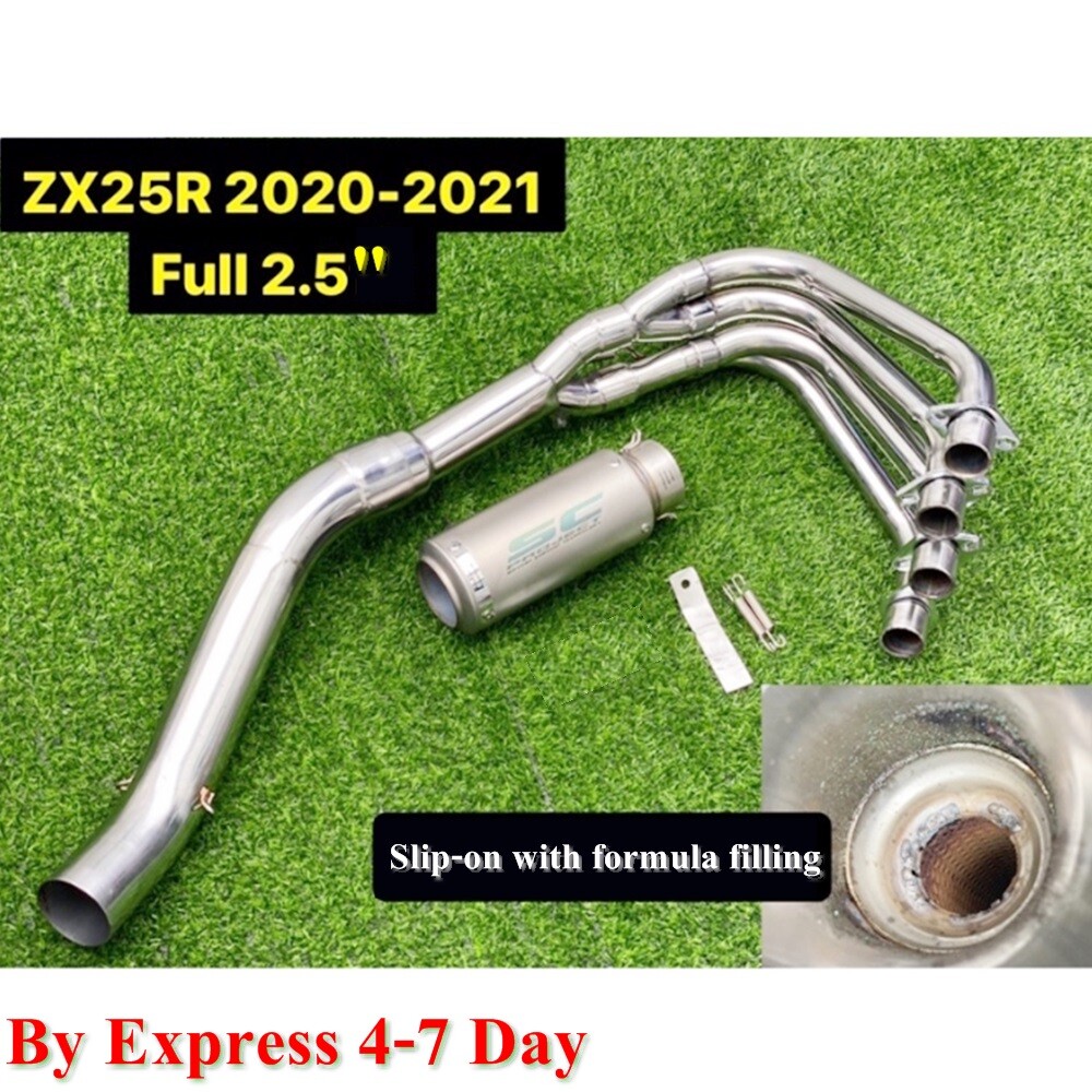 Full system Exhaust for Kawasaki ZX25R 2.5 Y. 2020- 2021