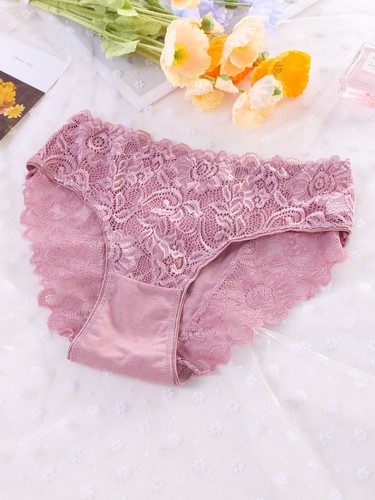 everyjoys Sexy Underwear Lace Panties for Women Bikini Underwear Hipster Unde... - Picture 5 of 9