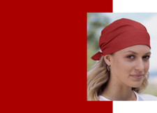 RED SOLID 22" BANDANA Cotton Head Neck Wrap Scarf Scarve Handkerchief Hanky Cap