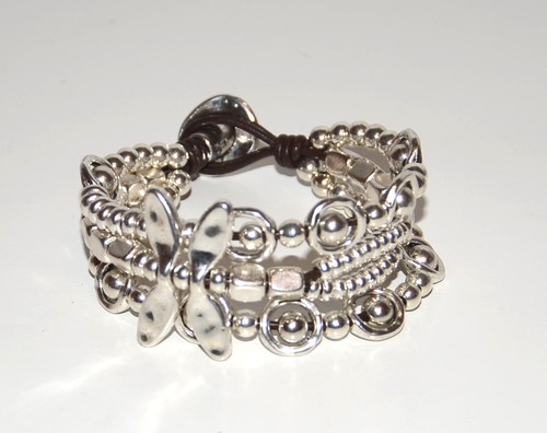 de mariposa, uno de 50,estilo antigua,pulsera de cordon |