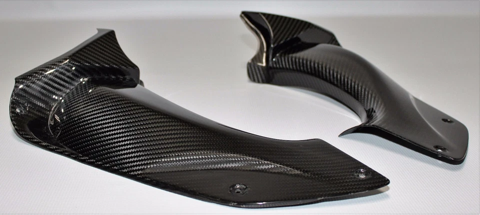 Чехлы воздуховодов для приборной панели 2006–2011 Kawasaki Ninja ZX-14 ZZR1400 — 100% углеродное волокно - Изображение 4 из 4