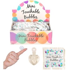 MINI Heart TOUCHABLE BUBBLE TUBES Kids Party Wedding Favours Table Decor Gift