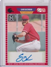 Sam Bachman 2021 Leaf Pro Set Red Autograph PS-SB3  *****