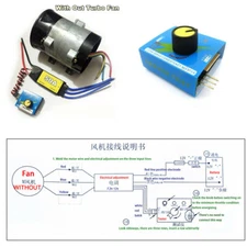 12V ESC Drive Controller For Car Electric Turbine Power Turbo Charger Tan Boost