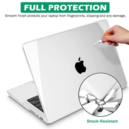 For Macbook Air 13.6 in M2 A2681 Hard Shell Case Keyboard Cover Screen Protector - Picture 4 of 11