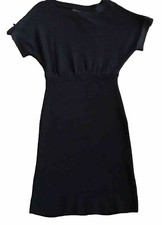 The Limited Black Women's Ribbed Sweater Dress Size Small
