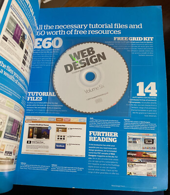 WEB DESIGN BOOK MAGAZINE VOL.6 CREATIVE GUIDES TO MASTER THE WEB W/FREE CD