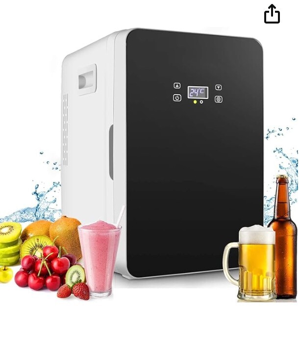 Nictemaw Mini Fridge, 20L Mini Refrigerator Large Capacity Compact