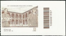 ITALIA 2019: Pinacoteca di Brera con codice a barre 1937