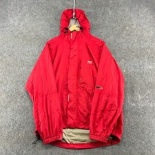 Helly Hansen Jacket Mens L Red Parka Hooded R...