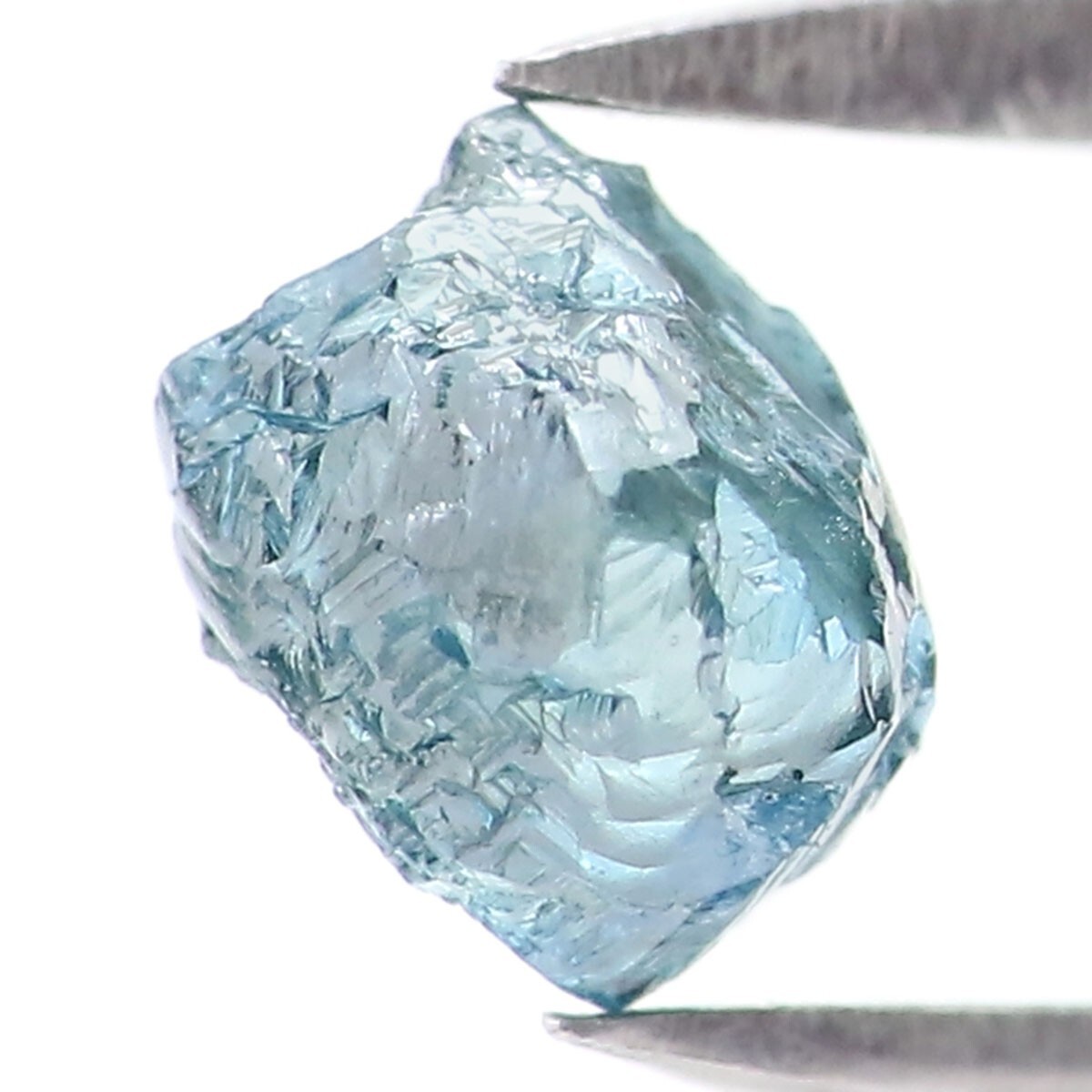 0.76 CT Natural Loose Rough Cut Diamond 5.25 MM Blue Color Rough