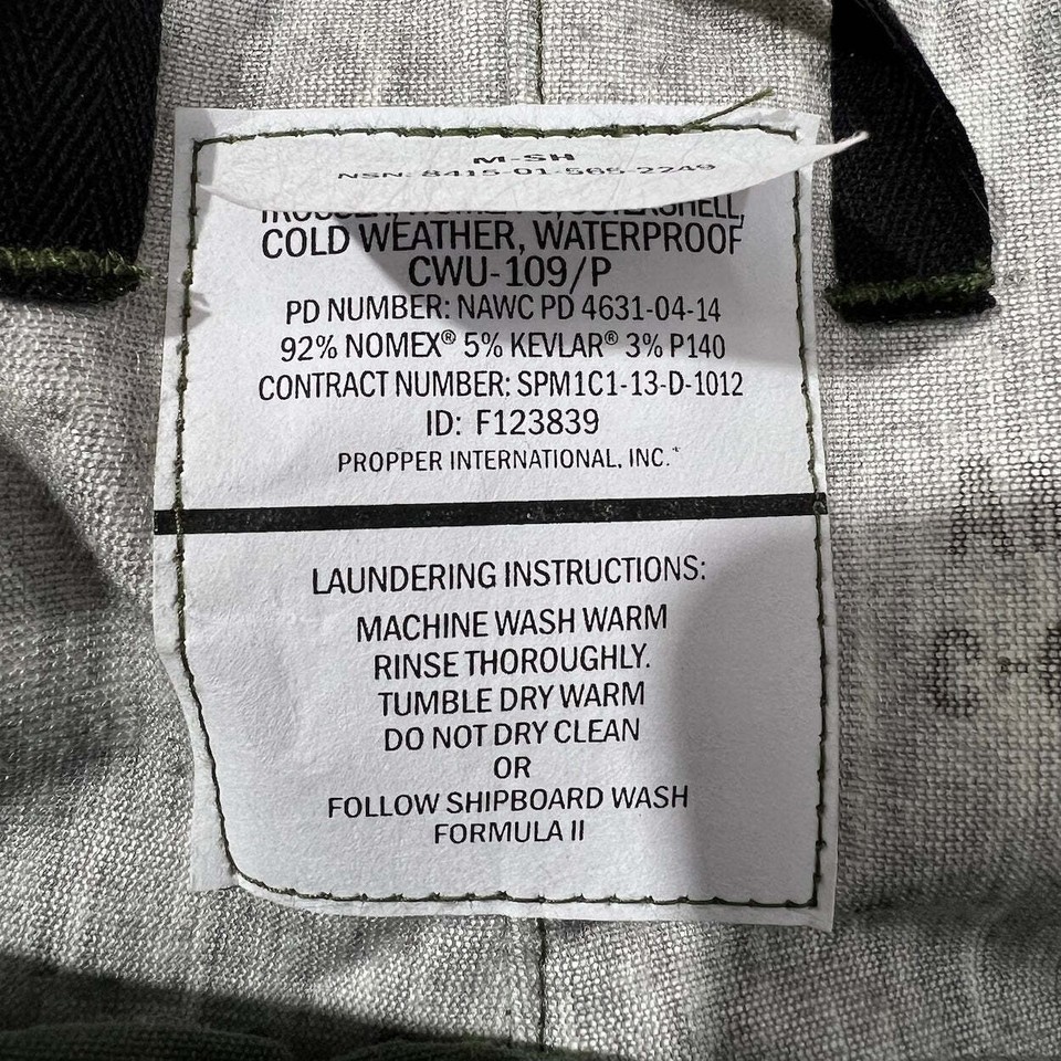 Pantalon Nomex Propper CWU-109P - Taille M - Neuf Avec Étiquettes - Grade 2 (Occasion/Neuf)